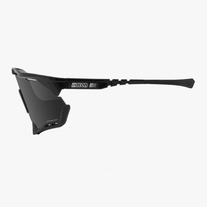 Scicon Aeroshade XL Sport Sunglasses (Multimirror Silver/Black Gloss) - BUMSONTHESADDLE