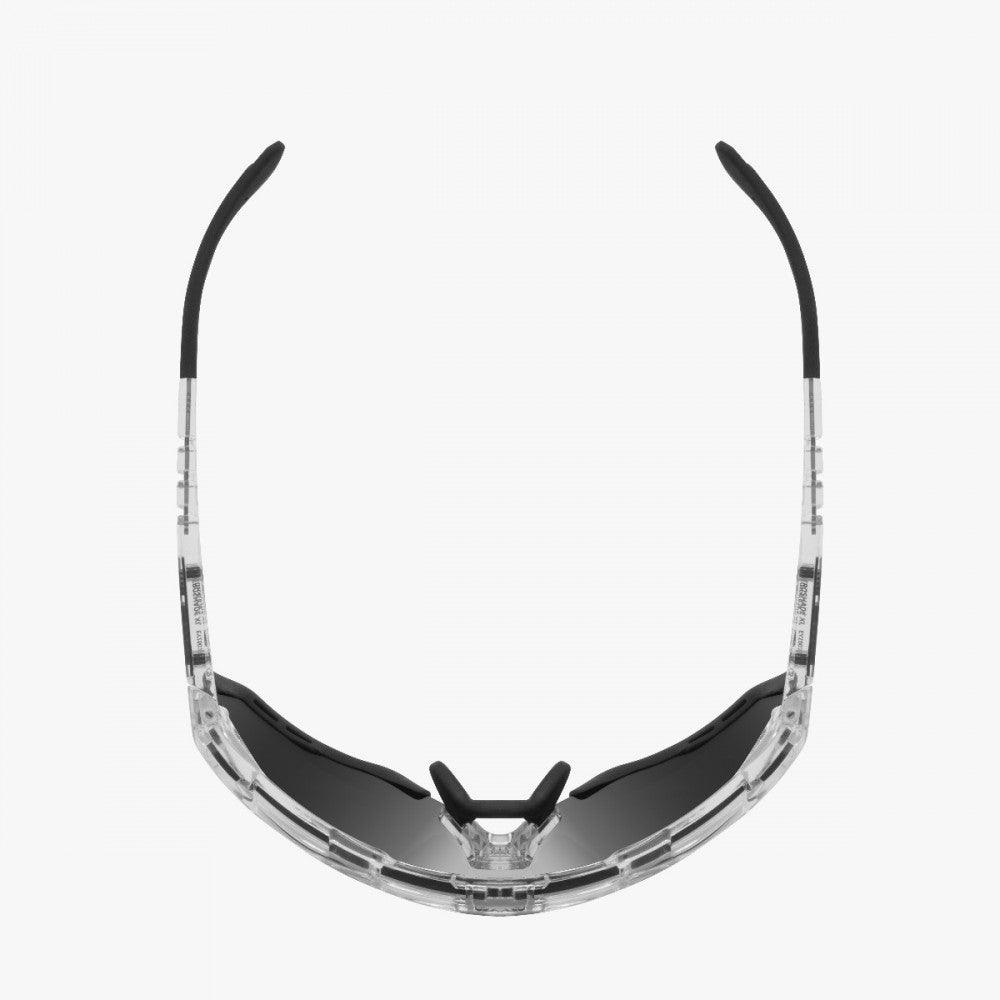 Scicon Aeroshade XL Sport Sunglasses (Multimirror Silver/Crystal Gloss) - BUMSONTHESADDLE