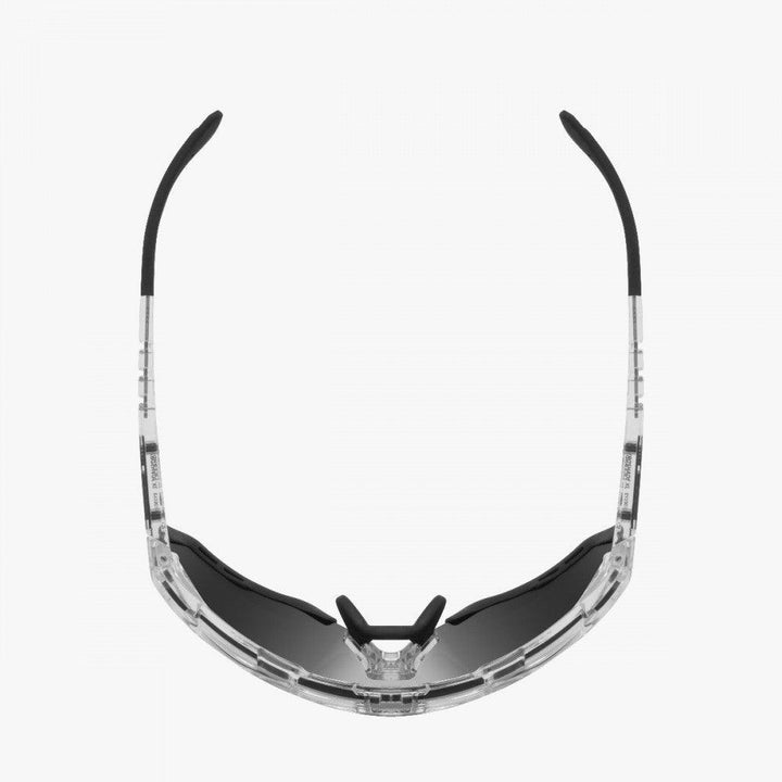 Scicon Aeroshade XL Sport Sunglasses (Multimirror Silver/Crystal Gloss) - BUMSONTHESADDLE