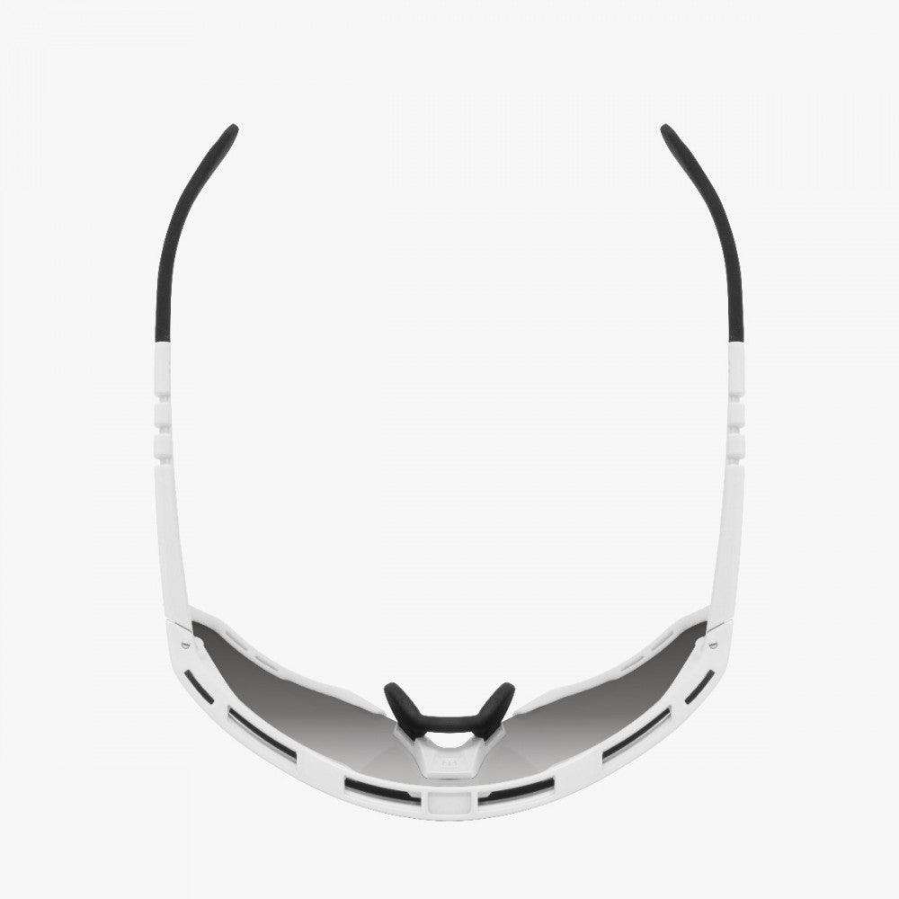 Scicon Aeroshade XL Sport Sunglasses (Multimirror Silver/White Gloss) - BUMSONTHESADDLE