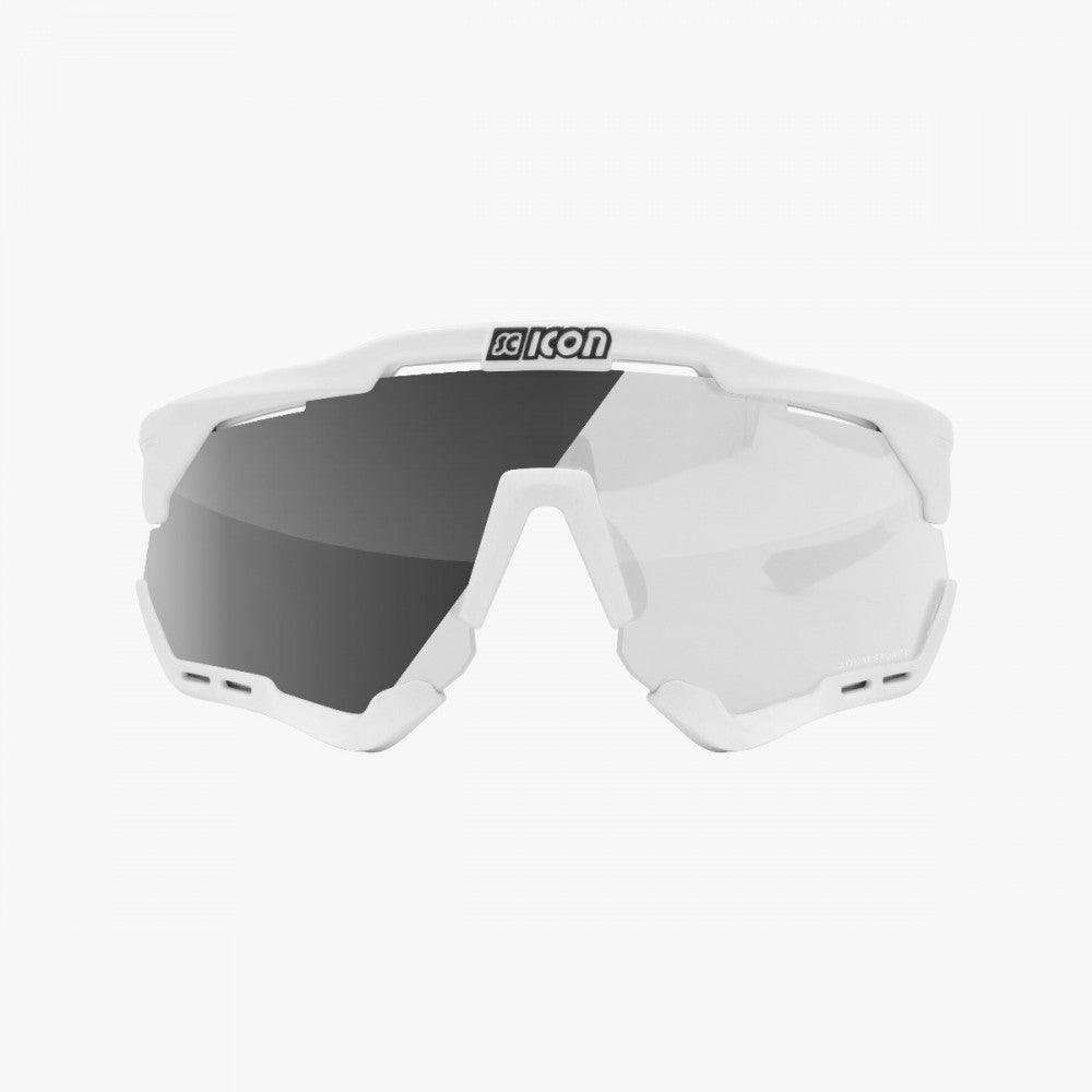 Scicon Aeroshade XL Sport Sunglasses (Photocromatic/White Gloss) - BUMSONTHESADDLE