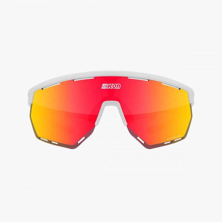 Scicon Aerowing Sport Sunglasses (Multimirror Red/White Gloss) - BUMSONTHESADDLE