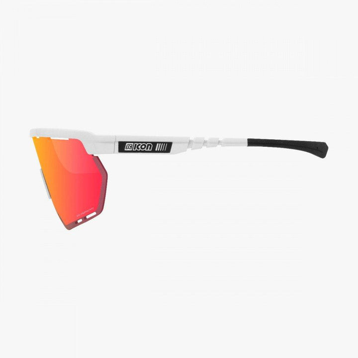 Scicon Aerowing Sport Sunglasses (Multimirror Red/White Gloss) - BUMSONTHESADDLE