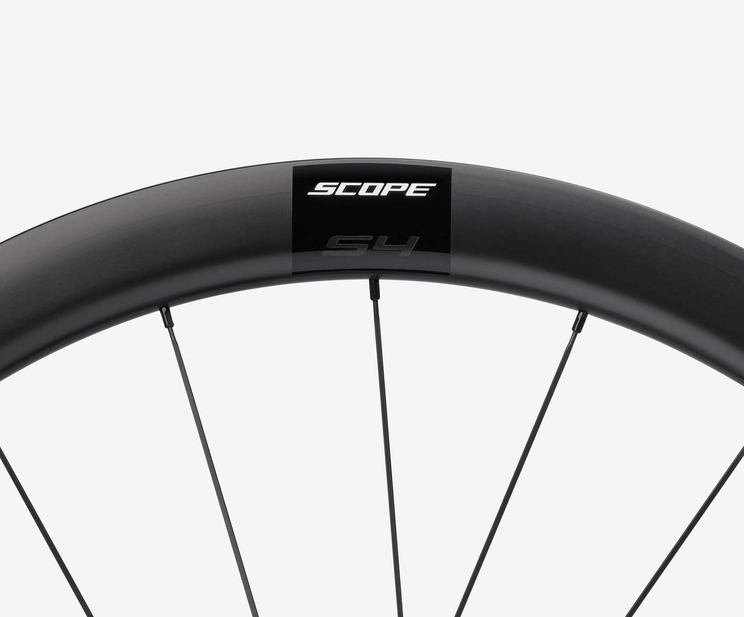 Scope S4 All-Rounder Carbon Tubeless Disc Brake Wheel - Shimano/Sram (Black) - BUMSONTHESADDLE