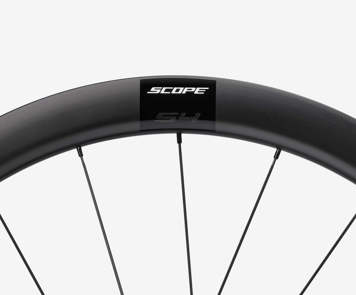 Scope S4 All-Rounder Carbon Tubeless Disc Brake Wheel - Shimano/Sram (Black) - BUMSONTHESADDLE