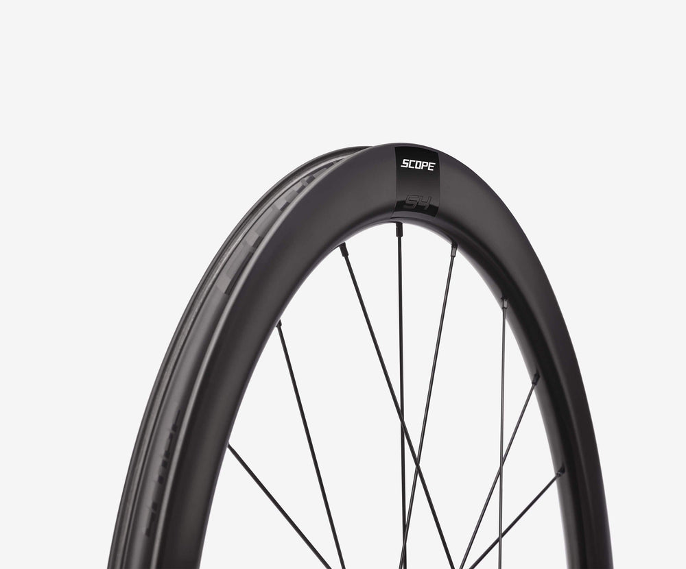 Scope S4 All-Rounder Carbon Tubeless Rim Brake Wheel - Shimano/Sram (Black) - BUMSONTHESADDLE