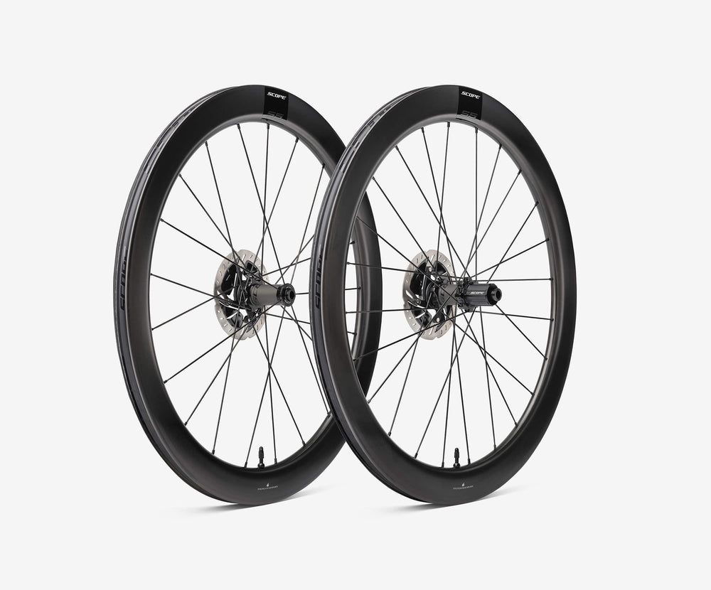 Scope S5 Aero Carbon Tubeless Disc Brake Wheel - Shimano/Sram (Black) - BUMSONTHESADDLE