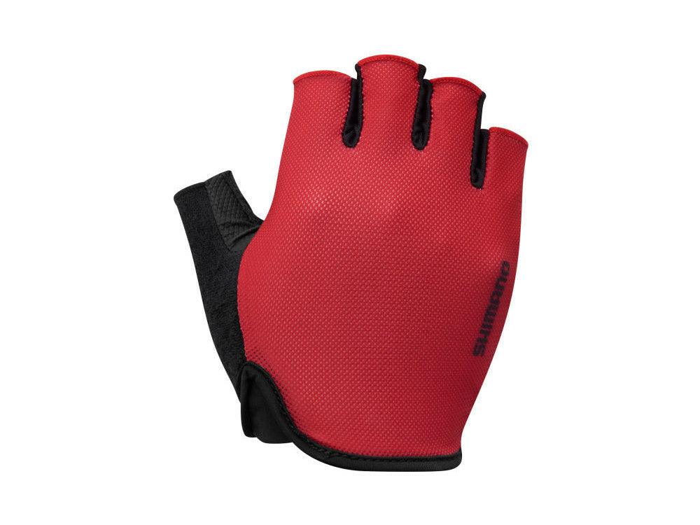 Shimano Airway Mens Cycling Gloves (Red) - BUMSONTHESADDLE