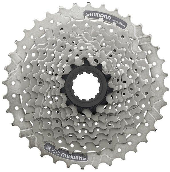 Shimano Altus HG201 9 Speed Cassette (Silver) - BUMSONTHESADDLE