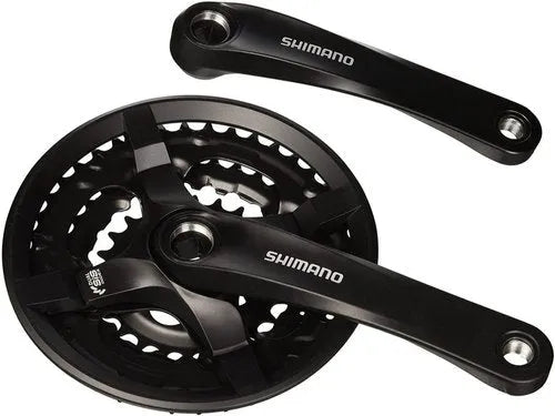 Shimano Tourney FC-TY501 Square Taper Crankset (Black)