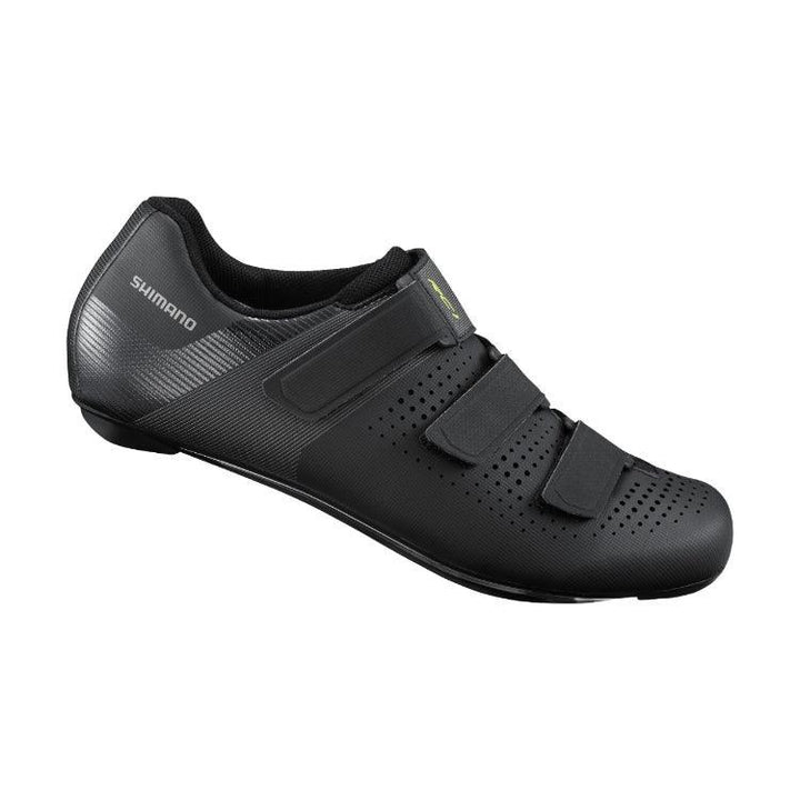 Shimano SH-RC100 Road Cycling Shoes (Black) - BUMSONTHESADDLE