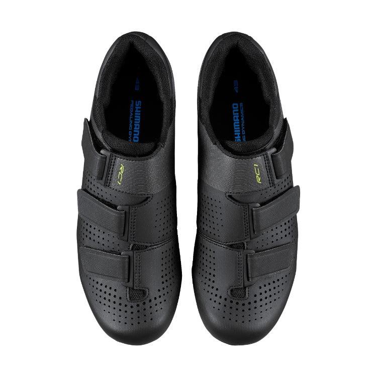 Shimano SH-RC100 Road Cycling Shoes (Black) - BUMSONTHESADDLE