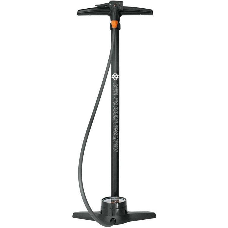 SKS Airkompressor 12.0 Multivalve High Volume Floor Pump (Black) - BUMSONTHESADDLE