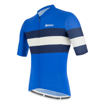 Santini Eco Sleek Bengal Mens Cycling Jersey (Blue)
