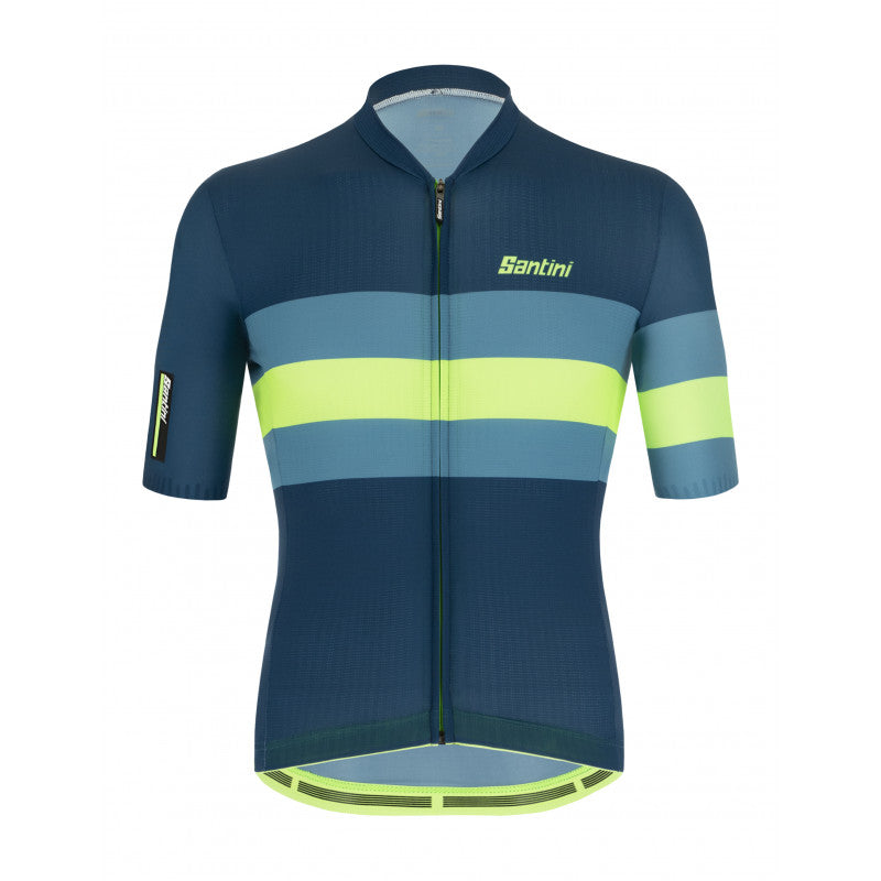 Santini Eco Sleek Bengal Men's Cycling Jersey (Green)