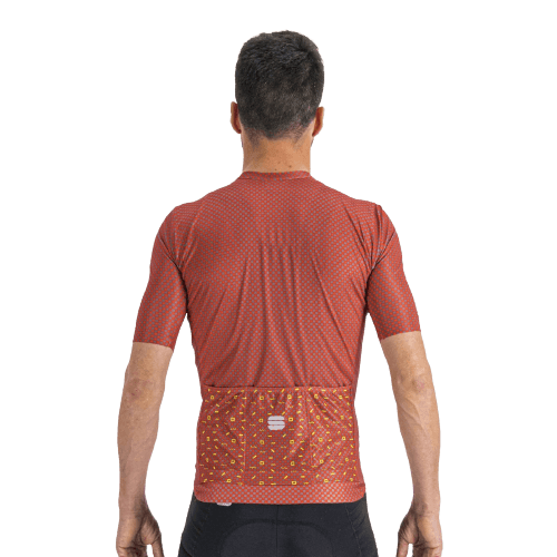 Sportful Checkmate Mens Cycling Jersey (Chilli Red Malives) - BUMSONTHESADDLE