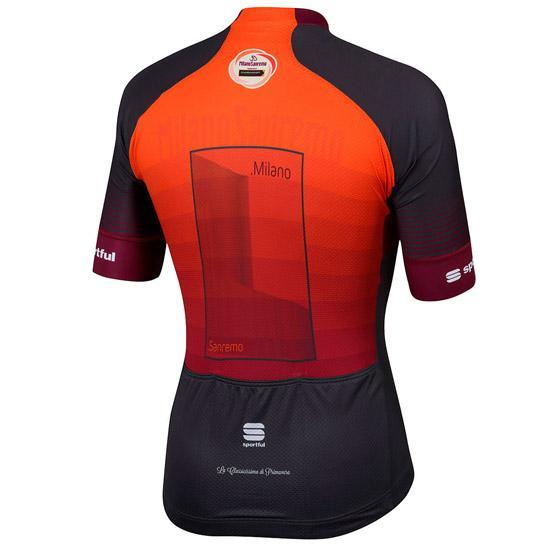 Sportful Milan Sanremo Mens Cycling Jersey (Orange) - BUMSONTHESADDLE