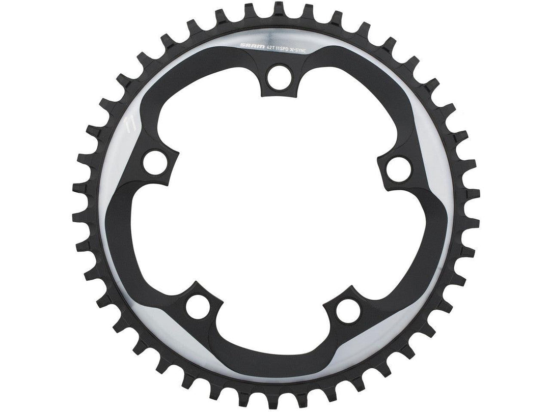 Sram Rival X-Sync 10/11 Speed Chainring (Black) - BUMSONTHESADDLE