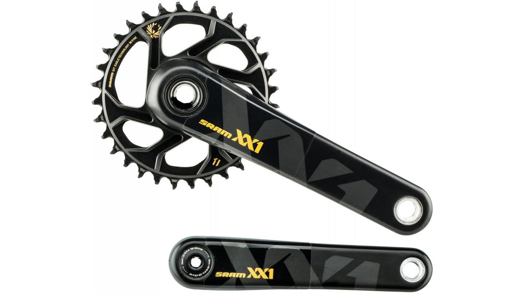 SRAM XX1 Eagle DM GXP Crankset (Gold) - BUMSONTHESADDLE