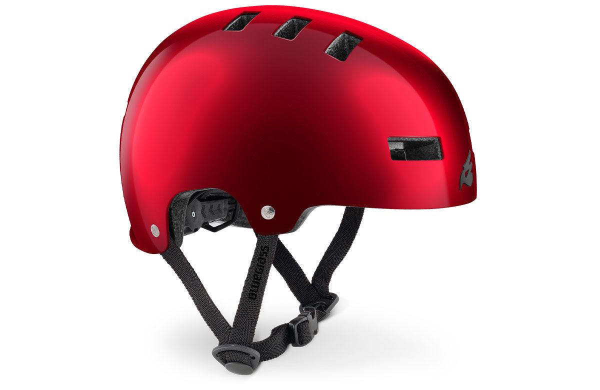 Bluegrass Superbold CE MTB Cycling Helmet (Red Metallic/Glossy)