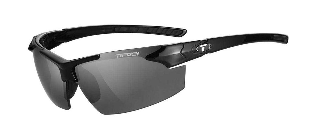 Tifosi Jet Fc Sport Sunglasses (Smoke/Gloss Black) - BUMSONTHESADDLE