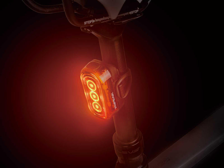 Topeak Taillux 100 Rear Light (Red/Amber) - BUMSONTHESADDLE