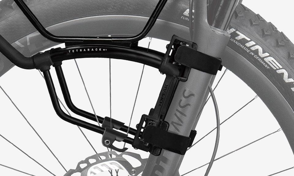 Topeak Tetrarack M1 Front Pannier Rack (Black) - BUMSONTHESADDLE