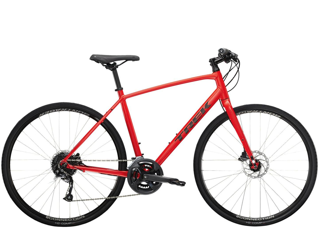 Trek FX 2 Disc (Satin Viper Red) - BUMSONTHESADDLE