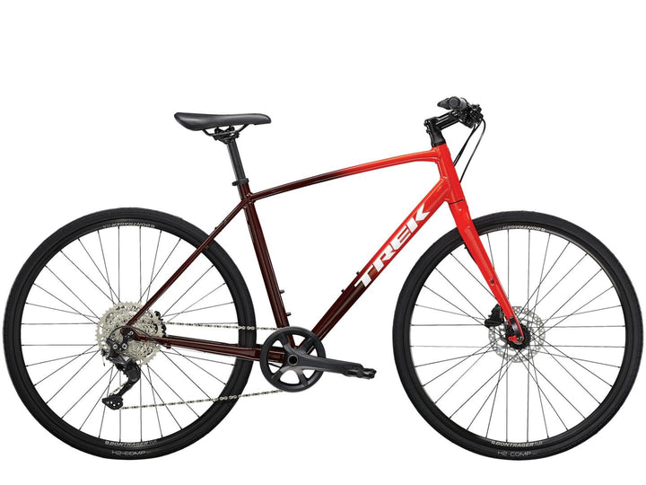 Trek FX 3 Disc (Viper Red to Cobra Blood Fade) - BUMSONTHESADDLE