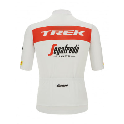 Santini Trek Segafredo Fan Line Mens Cycling Jersey (White/Red)