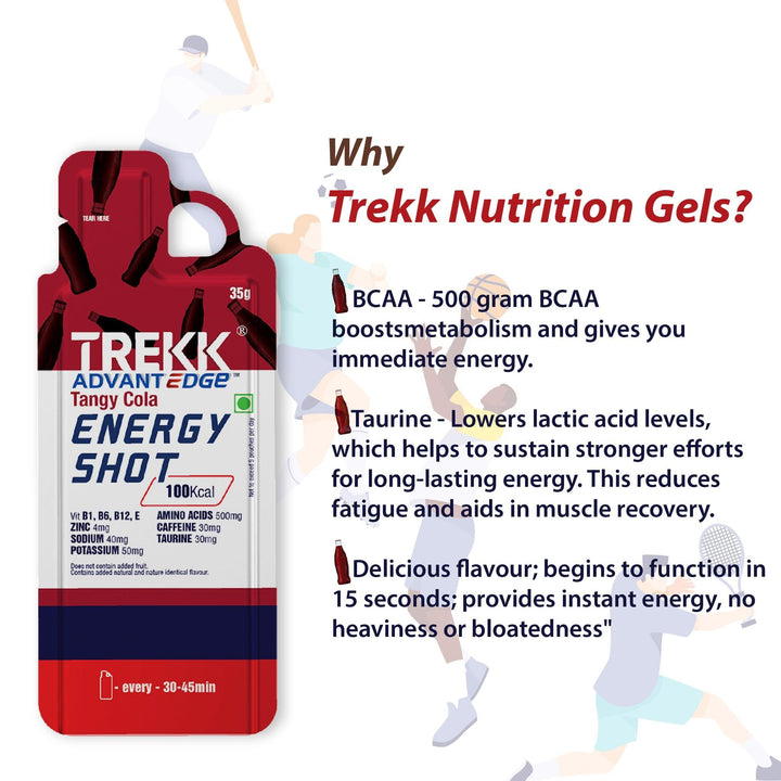TREKK AdvantEdge Energy Gel (Tangy Cola) - BUMSONTHESADDLE