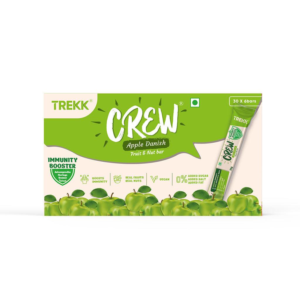 Trekk Crew Fruit & Nut Bar (Apple Danish) - BUMSONTHESADDLE