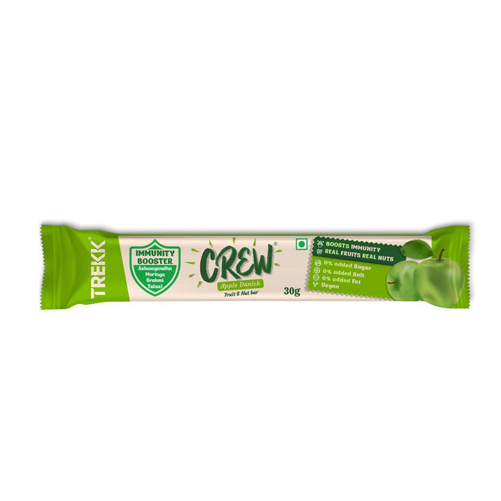 Trekk Crew Fruit & Nut Bar (Apple Danish) - BUMSONTHESADDLE