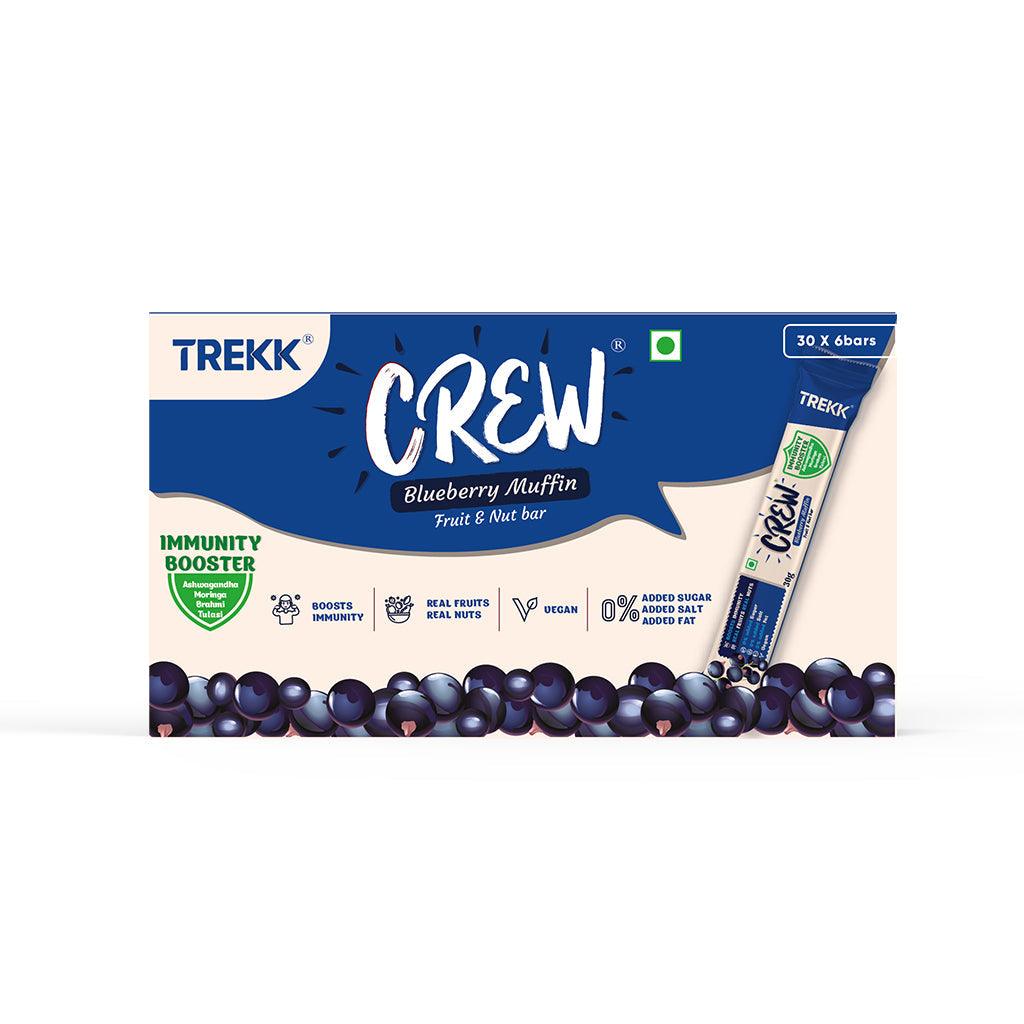 Trekk Crew Fruit & Nut Bar (Blueberry Muffin) - BUMSONTHESADDLE