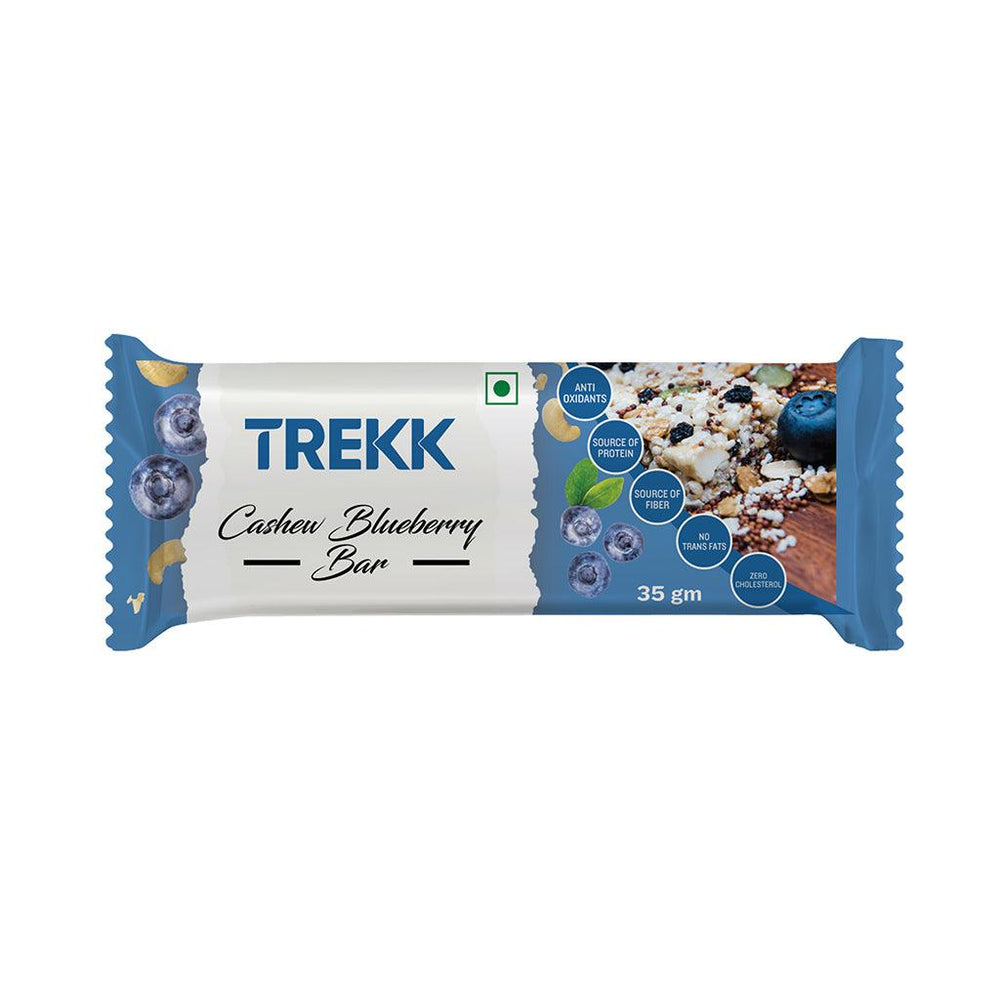 Trekk Granola Bars (Cashew Blueberry) - BUMSONTHESADDLE