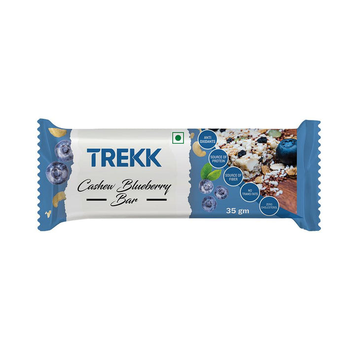 Trekk Granola Bars (Cashew Blueberry) - BUMSONTHESADDLE