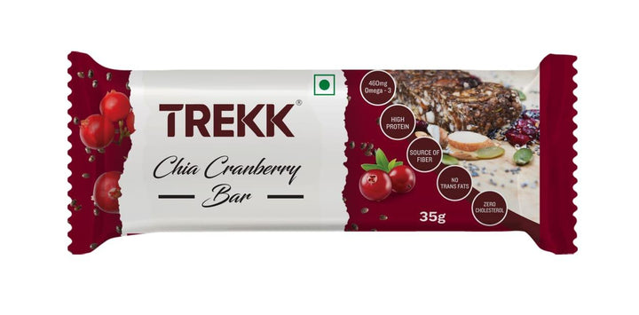 Trekk Granola Bars (Chia Cranberry) - BUMSONTHESADDLE