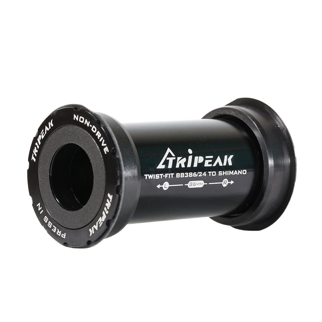 Tripeak BB386 Pressfit 86mm Bottom Bracket (Black) - BUMSONTHESADDLE