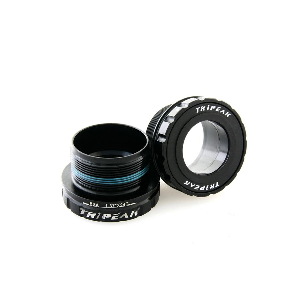 Tripeak Threaded Shimano 68mm Bottom Bracket (Black) - BUMSONTHESADDLE