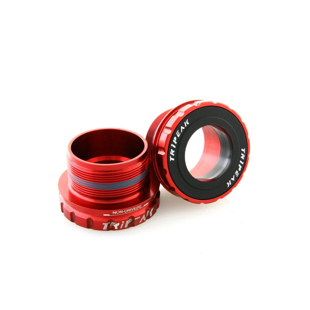 Tripeak Threaded Shimano 68mm Bottom Bracket (Red) - BUMSONTHESADDLE
