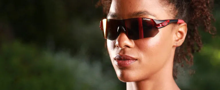 Tifosi Tsali Sport Sunglasses (Gunmetal/Red)