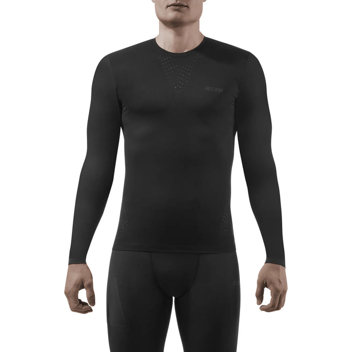 CEP Compression Active Ultralight Long Sleeve Men's Running T-Shirt (Black)