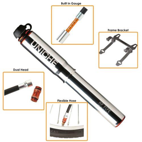 Uniche Tech High Pressure Hand Pump - BUMSONTHESADDLE