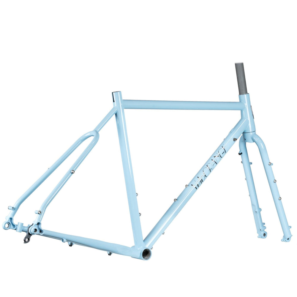 Velo Orange Pass Hunter Frameset (Cool Blue) - BUMSONTHESADDLE