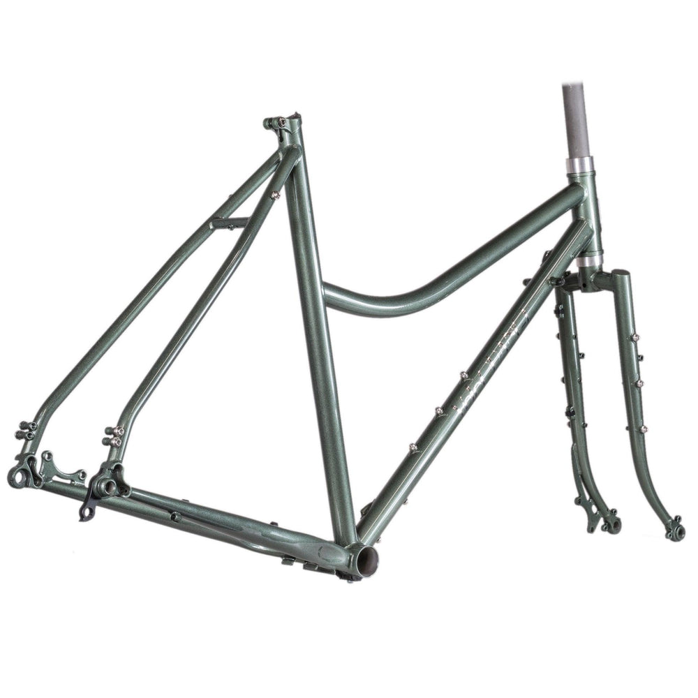 Velo Orange Polyvalent Low Kicker Frameset (Sage Metallic) - BUMSONTHESADDLE