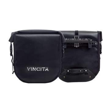 Vincita Waterproof Small Pannier (Black) - BUMSONTHESADDLE