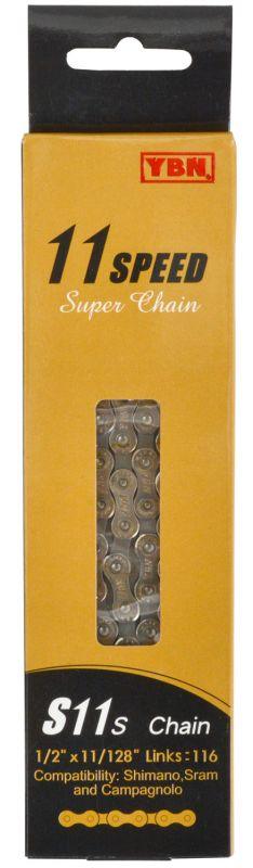 YBN 11 Speed Chain (Silver) - BUMSONTHESADDLE