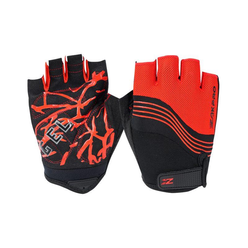 Zakpro Gel Series Unisex Cycling Gloves (Red) - BUMSONTHESADDLE