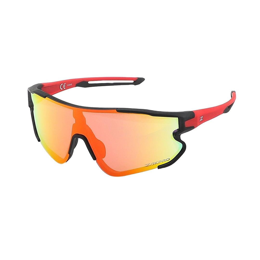 Zakpro Professional Outdoor Sport Sunglasses (Bright Red) - BUMSONTHESADDLE