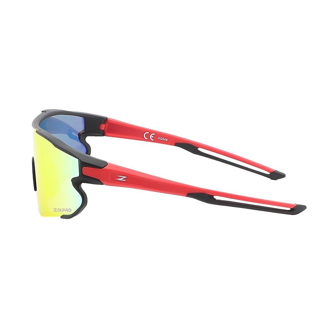 Zakpro Professional Outdoor Sport Sunglasses (Bright Red) - BUMSONTHESADDLE